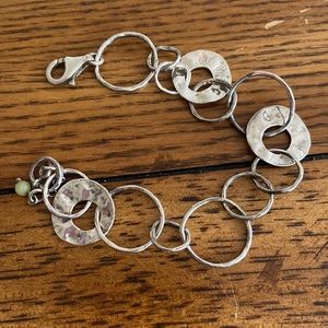 Silpada Hammered Sterling Silver Bracelet